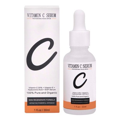 Grocerism 20% Vitamin C & 1.5% Vitamin E Serum for Dark Spot Corrector, Hydrating & Gentle Skin Repair - Facial Serum