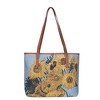Signare USA Van Gogh Sunflowers Shoulder Tote Bag - 4 of 4