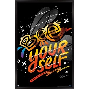 Trends International Jason Naylor - Bee Yourself Framed Wall Poster Prints - 1 of 4