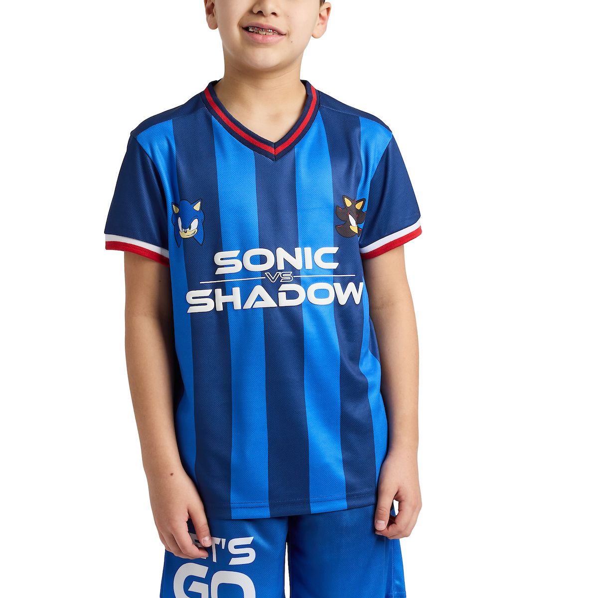 Sonic The Hedgehog Sonic & Shadow Boy's 2-Pack Soccer Jersey & Shorts Combo Set - thumbnail 4