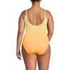 Lands' End Women's Chlorine Resistant Scoop Neck High Leg Tugless Tank Thin Strap One Piece Swimsuit Adjustable - 2 of 3