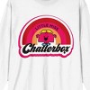 Mr. Men And Little Miss Classic Miss Chatterbox Retro Crew Neck Long Sleeve Women's White Tee - 2 of 3