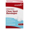 Leader Antibacterial Clear Spot 7/8 Inches Bandages 50 ea - 2 of 4