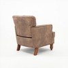 APRILSOUL34.00"Hengming Living leisure Upholstered Fabric Club Sofas - 3 of 4