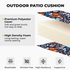 Peace Nest Solid Outdoor Patio Seat Cushion Set of 4 - 2 of 4