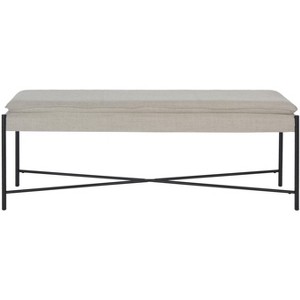 Kara Cushioned X Bench - BCH6402 - Safavieh - 1 of 4