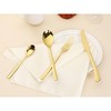 REGALWOVEN Stainless Steel  Mirror Polished Flatware Silverware Set with Serving Utensils 4 Piece - 4 of 4