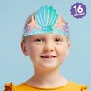 Big Dot of Happiness Mermaid Party Paper Crowns, Colorful Under the Sea Party Headbands for Girls Birthday, DIY Mermaid Party Hat Favors, 16 Count - 2 of 4