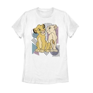 Women's Lion King Bold Retro Cub Love T-Shirt - 1 of 4