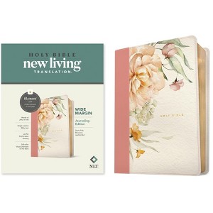 NLT Wide Margin Bible, Filament Enabled (Leatherlike, Dusty Pink