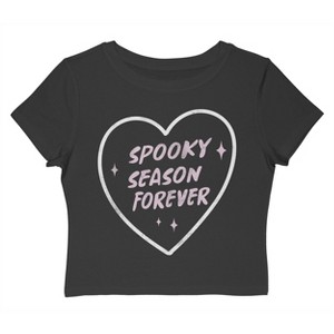 Social Collective Women Spooky Szn Short Sleeve Graphic Cotton Baby Tee - 1 of 4