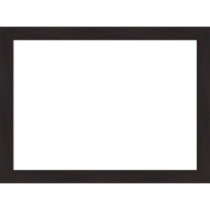 Amanti Art Furniture Espresso Narrow Framed Magnetic Dry Erase Board - 1 of 4