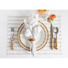 Solino Home Striped Linen Dinner Napkins | Capri Ticking Stripe - 4 of 4