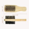 Unique Bargains Men's Dual Side Beard Bristle Hair Brush 1 Pc - 4 of 4