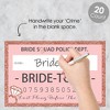 Big Dot of Happiness Bride Squad - Rose Gold Bridal Shower or Bachelorette Party Mug Shots - Photo Booth Props Mugshot Signs - 20 Count - 2 of 4