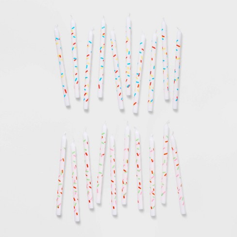 20ct Birthday Sprinkle Candles - Spritz™ - image 1 of 3