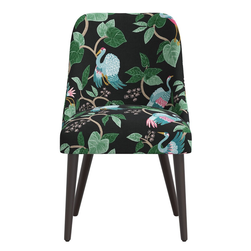 Skyline Furniture Sherrie Dining Chair: Mid-Century Modern, Armless, Rubberwood Legs