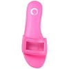 Journee Collection Womens Clair Tru Comfort Foam Slide Low Block Heel Sandals Pink 7 - 4 of 4