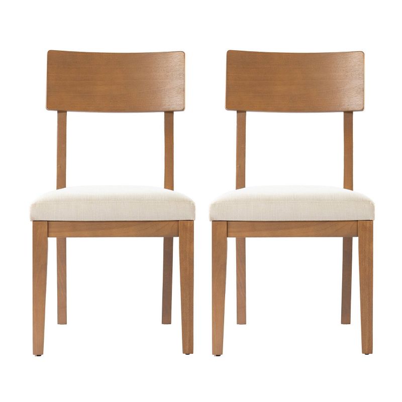 Set of 2 Trelltre Dining Chairs with Cushions Natural - Aiden Lane, 5 of 13