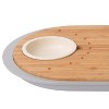 BergHOFF Leo Two-sided Tapas Cutting Board with Tray 15.25", Grey - 4 of 4