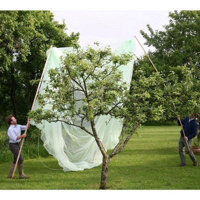 9.8' Green Mesh Fruit Tree Protective Cover