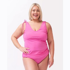 Caramela V-Neck Tankini Top - 1 of 4