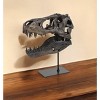 HomeRoots 12" Brown Fabric Dinosaur Tabletop Sculpture - 2 of 4