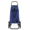 Rolser I-Max MF 6 Wheel Stair Climber Foldable Shopping Trolley Blue - 2 of 4