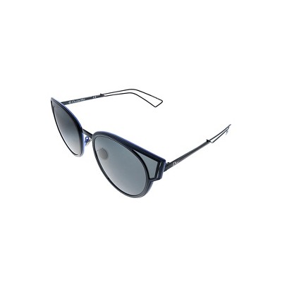 Dior  006 Womens Cat-Eye Sunglasses Black 55mm