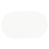 Vynxaria White and Chrome Oval Dining Table - 4 of 4