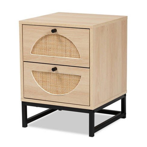 Rattan best sale nightstand target