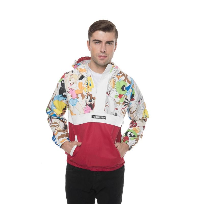 Members Only Looney Tunes Print Jackets for Men Casual, 1 of 5