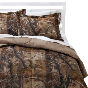 Realtree Nature Inspired Comforter Set - Brown (King)