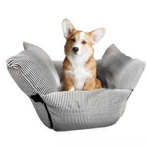 MaseiKar Dog Car Seat for Large/Medium Dogs Under 60 lbs Cats 2 in 1 Booster Seats Dog Bed for Car and Home Safety Travel Carrier with Pockets - 1 of 4