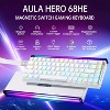 AULA Hero68 HE 60-Key Wired Hall Effect Gaming Keyboard, Magnetic Switch, RGB, Rapid Trigger and Response, Adjustable Actuation - 3 of 4