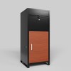 Dolonm 36.6" Anti-Theft Parcel Drop Box w/Mechanical Lock - Steel Outdoor Package Locker for Porch, Burglar Resistant (Black) - 3 of 4