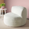 Corduroy Compressed Foam Dorm Chair Cream - Room Essentials™ - 2 of 4