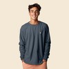 Dalix Astronaut Embroidered Cotton Classic Fit Long Sleeve Crewneck Tee Shirt Mens - 3 of 4