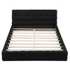 YOOCOZZ Queen Size Modern Upholstered Velvet Platform Bed with Headboard - 3 of 4