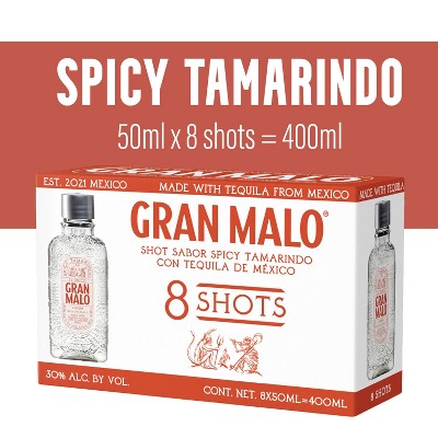 Gran Malo Tequila - 50ml/8pk Bottle
