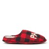 Dearfoams Men's Buffalo Check Papa Bear Dad Clog House Slipper - image 3 of 4