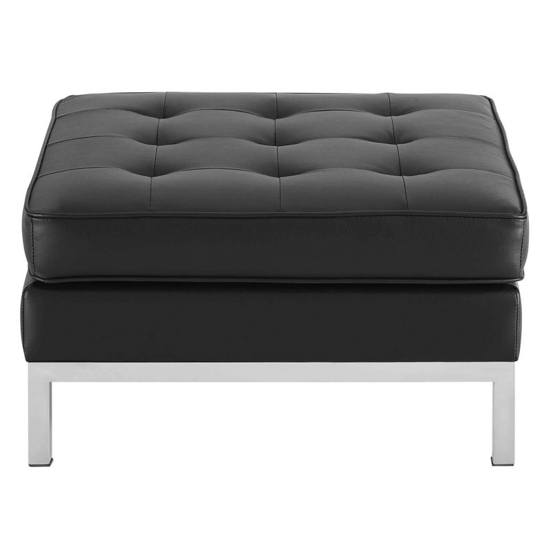 Loft Tufted Button Upholstered Faux Leather Ottoman - Modway
, 4 of 7