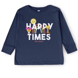 The Juniper Shop Mini Smiley Happy Times Toddler Long Sleeve Tee - 1 of 4
