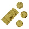 Unique Bargains Girl's Soft And Breathable Solid Bow Headbands 6.10"x3.35" 1 Pc - 3 of 4