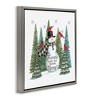Stupell Industries Winter Friendship Snowman, 25'' x 25'' - 3 of 4
