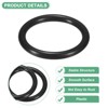 Unique Bargains Plastic Durable Multipurpose DTY Design Macrame And Knotting Supplies O Rings 30 Pcs - 2 of 4