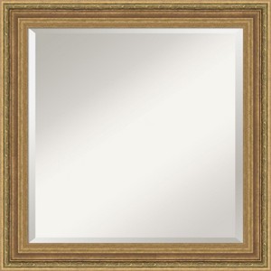 Amanti Art Elliot Gold Beveled Framed Bathroom Vanity Wall Mirror - 1 of 4