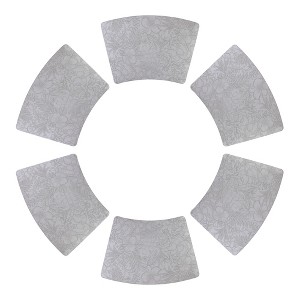 REGALWOVEN Faux Leather Washable Wipeable Non-slip Kitchen Dining Placemat 19 x 12 Inch 6 Pcs - 1 of 4
