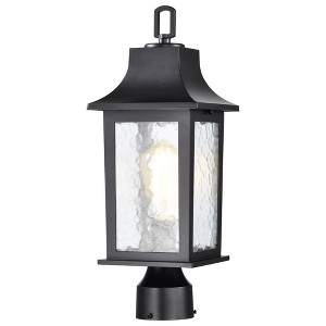Nuvo Lighting Stillwell 1 - Light Lantern in  Matte Black - 1 of 4