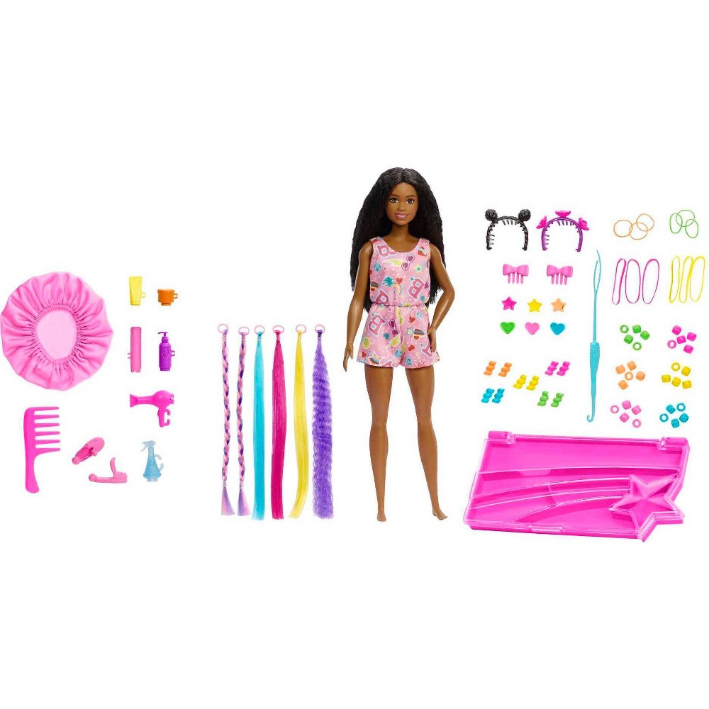 Photos - Doll Accessories Barbie "Brooklyn" Roberts Hair Playset 